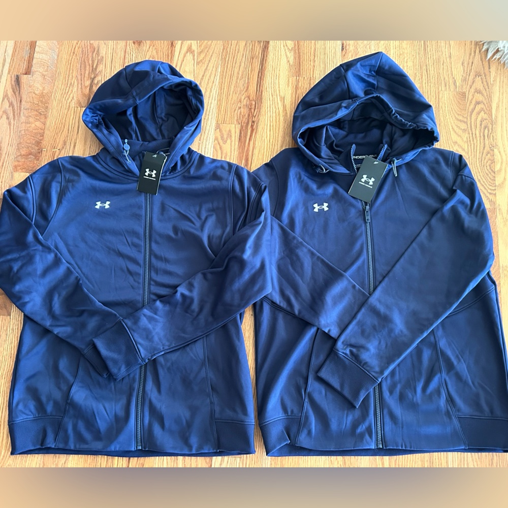 NWT! * Lot of 2* Women’s UNDER ARMOUR Storm Full-Zip Hoodie Jackets sz Medium